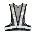 high visibility running airport volunteer class 2 black safety vest